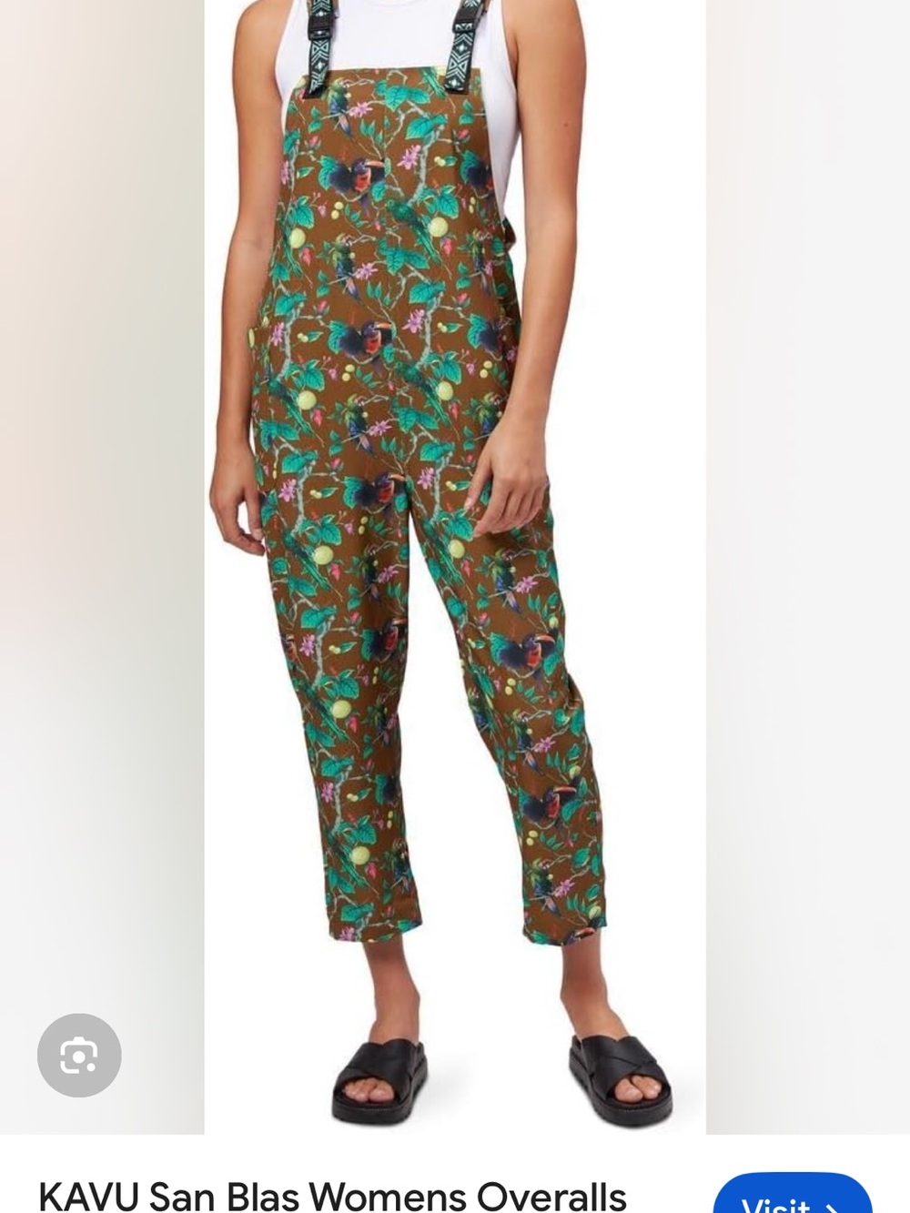 Kavu San Blas Rainforest print jumpsuit🦜